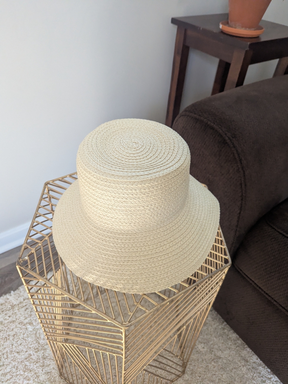 Target Cream Braided Rope Sun Hat - Picture 2 of 6